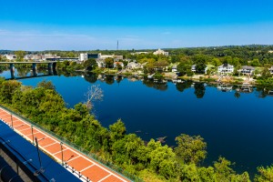Augusta Riverwalk and the Savannah River GA 9063